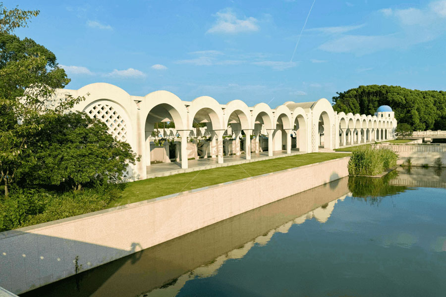 上海清竹园园区建筑图 上海清竹园园区建筑图