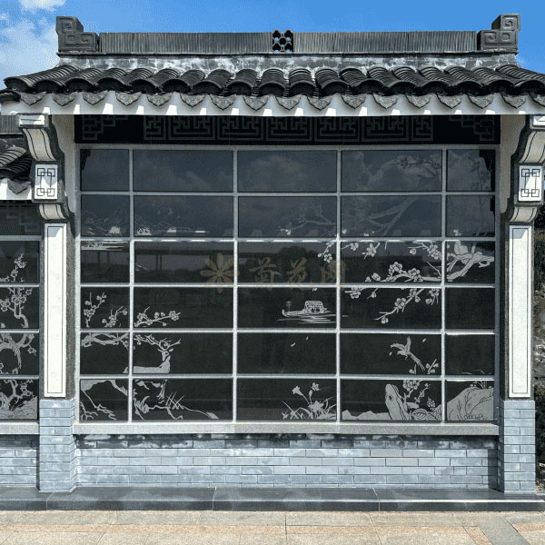 上海华南陵园传统壁葬墓型2号