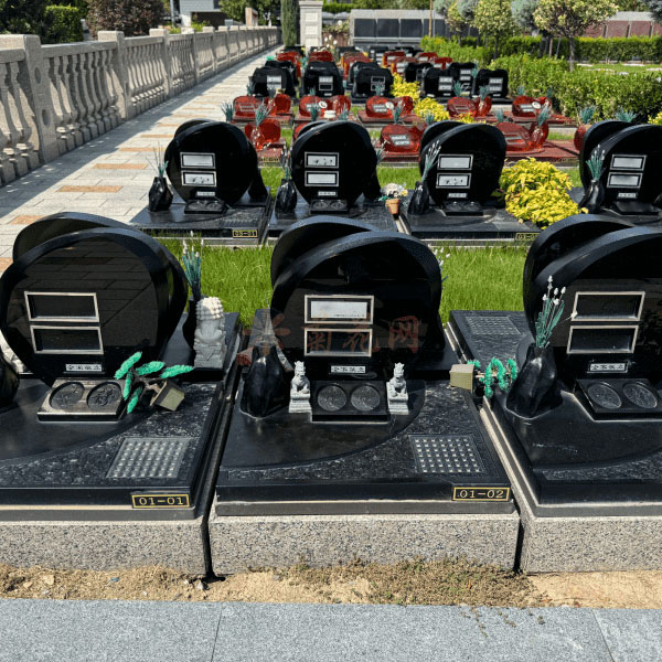 上海华南陵园百花立碑墓型4号