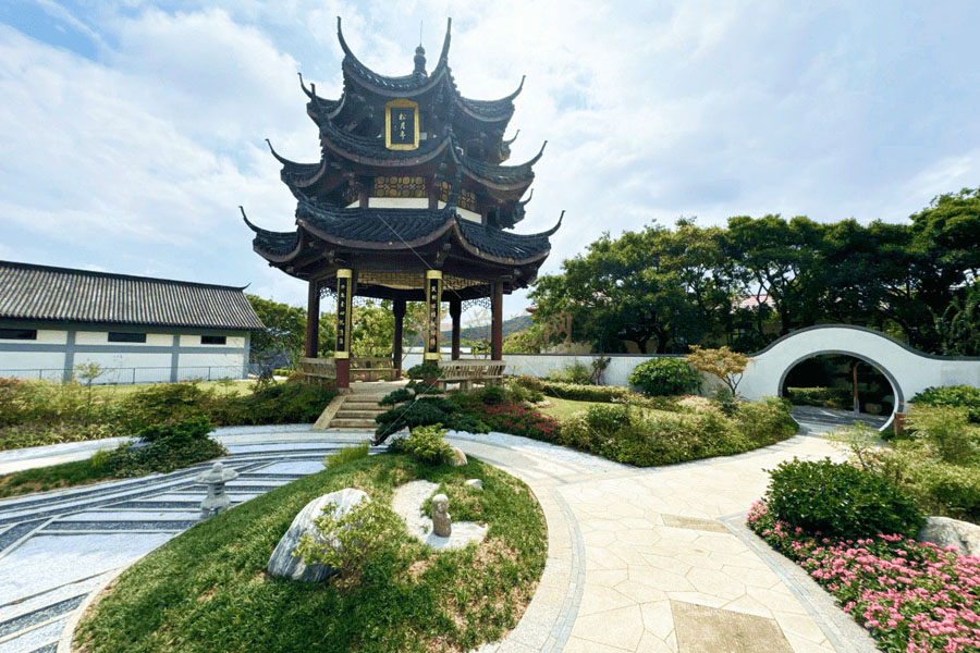 普陀山易德园建筑物
