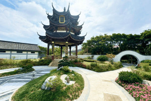普陀山易德园建筑物