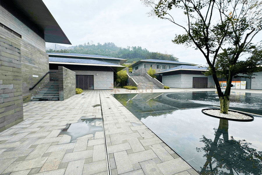 杭州径山竹茶园园区建筑图
