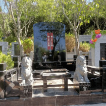 西安白鹿原公墓传统立碑墓型10号