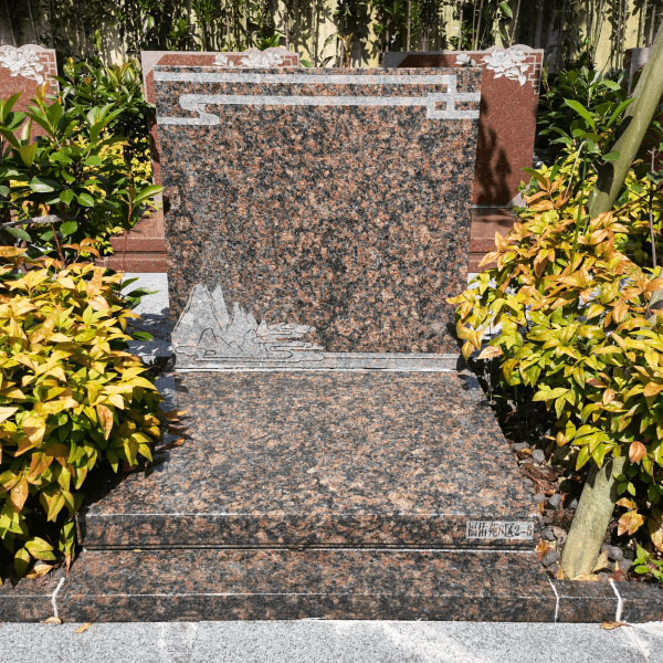 杭州天竹园传统立碑墓型52号