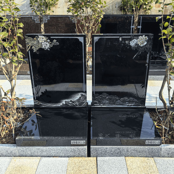 杭州天竹园传统立碑墓型12号