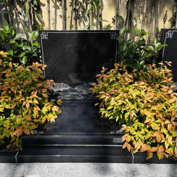 杭州天竹园传统立碑墓型53号