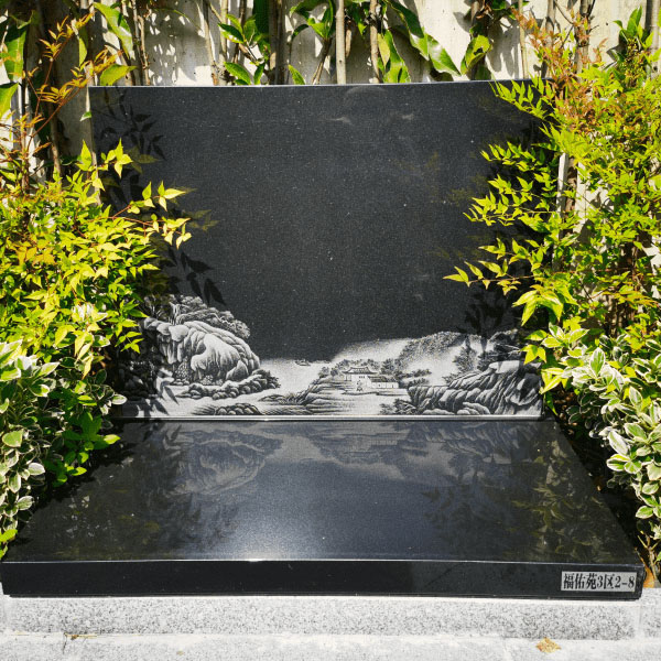 杭州天竹园传统立碑墓型44号