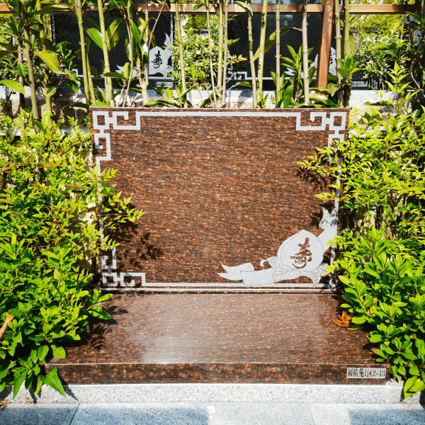 杭州天竹园传统立碑墓型24号