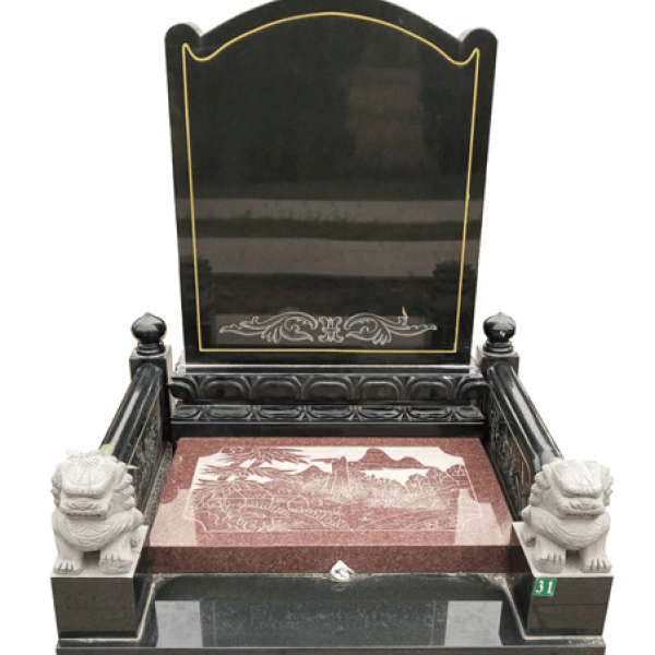 神禾骨灰墓园传统立碑