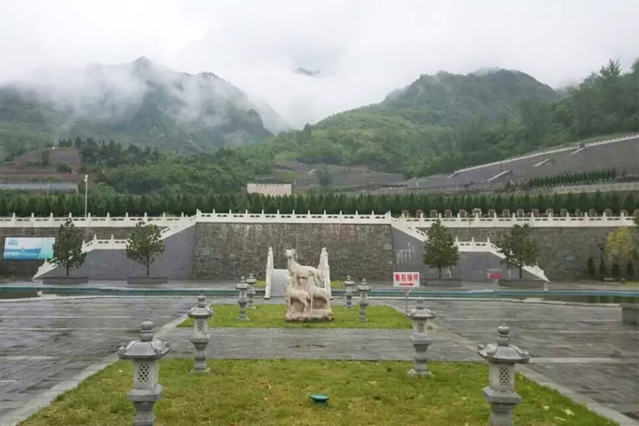 金南山绿色墓园景观图