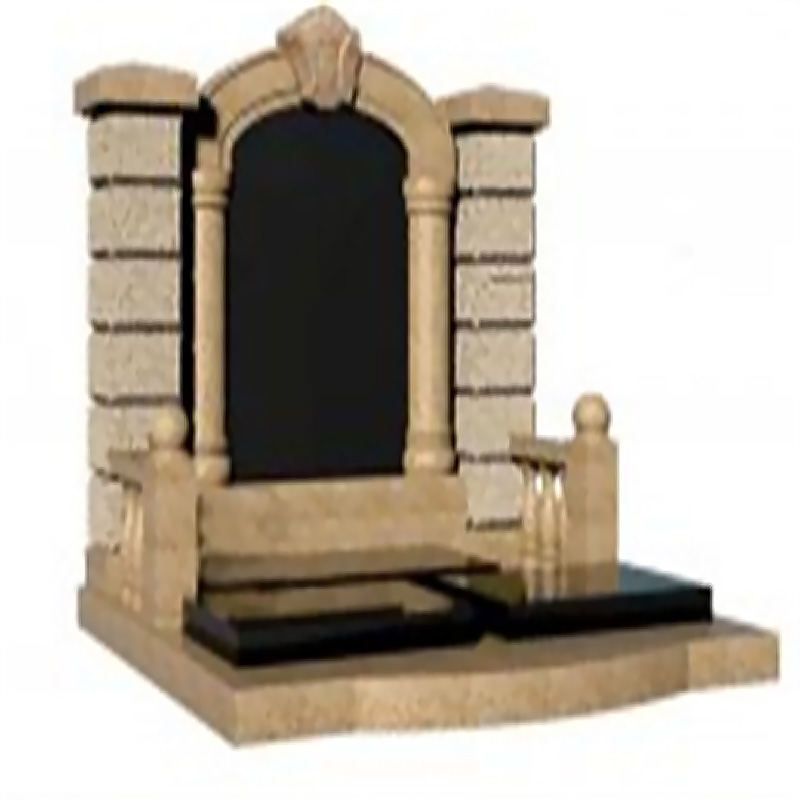 凤凰山公墓传统立碑