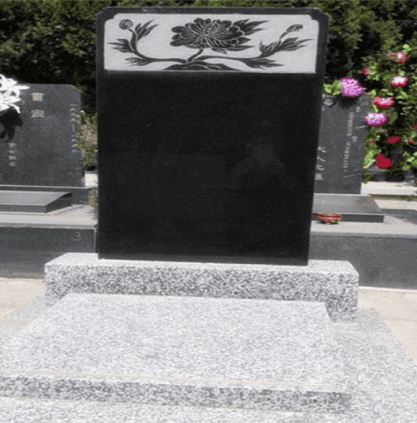 镐京骨灰公墓传统立碑