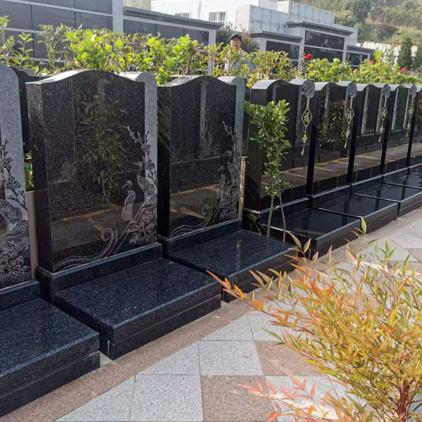 西安殡仪馆骨灰堂传统立碑