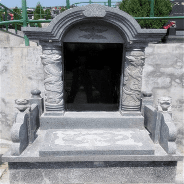 镐京骨灰公墓传统立碑