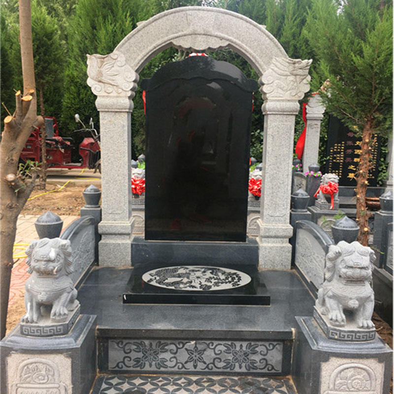 少林连天公墓传统立碑