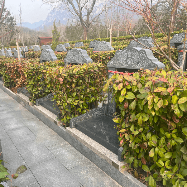 莲花山人文纪念公园传统立碑